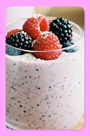 Protein-Rich Vanilla Berry Smoothie
