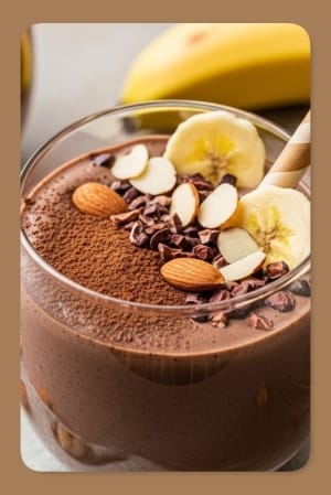 Vegan Chocolate Banana Smoothie