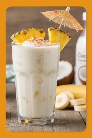 Tropical Pineapple Coconut Smoothie
