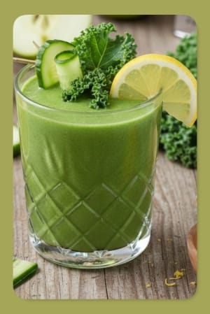 Low-Sugar Green Detox Smoothie