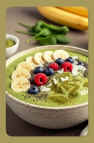 Vegan Matcha Smoothie Bowl