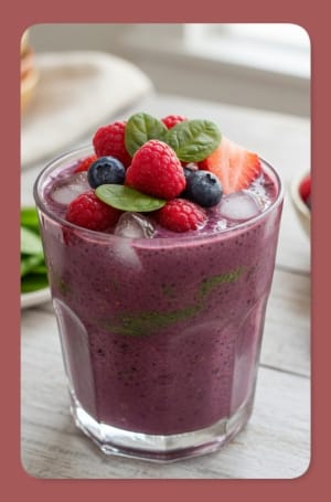 Low-Calorie Berry Blast Smoothie