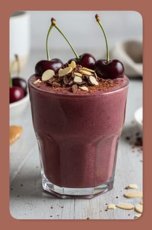 Dairy-Free Chocolate Cherry Smoothie