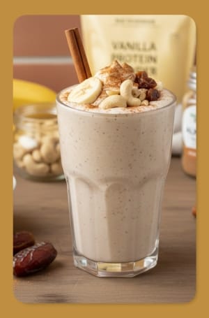 Vegan Cinnamon Roll Smoothie