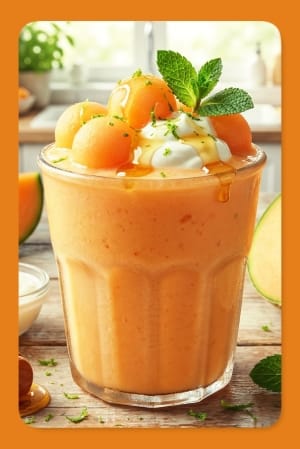 Refreshing Cantaloupe Smoothie