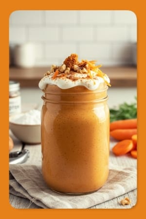 Protein-Rich Carrot Cake Smoothie