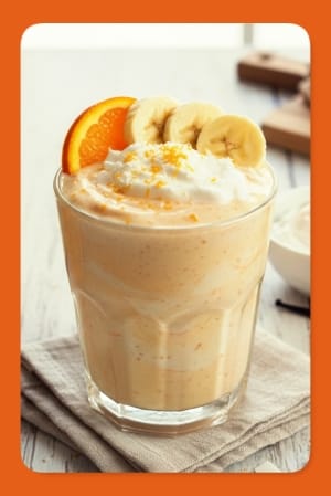 Paleo Orange Creamsicle Smoothie