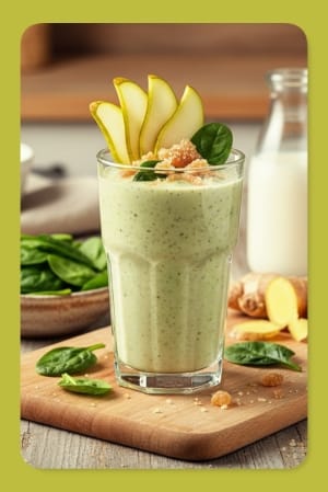 Dairy-Free Pear Ginger Smoothie