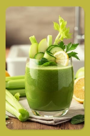 Low-Sugar Celery Apple Smoothie