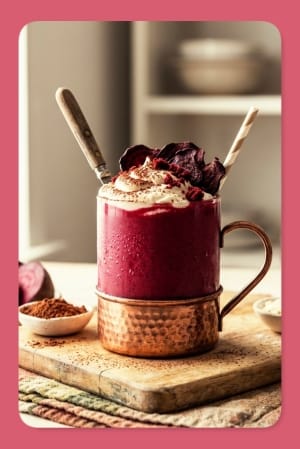 Protein-Packed Red Velvet Smoothie