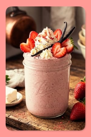 Keto Strawberry Cream Smoothie