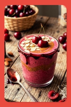 Dairy-Free Cherry Almond Smoothie