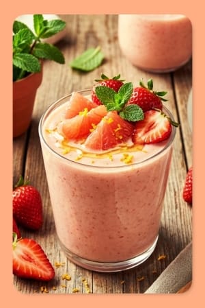 Low-Calorie Grapefruit Smoothie