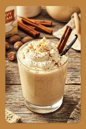 Keto Eggnog Smoothie