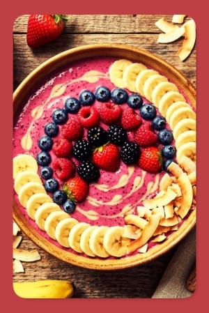 Dairy-Free Coconut Berry Smoothie Bowl