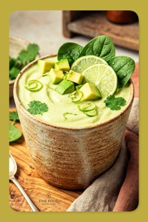 Low-Sugar Avocado Lime Smoothie