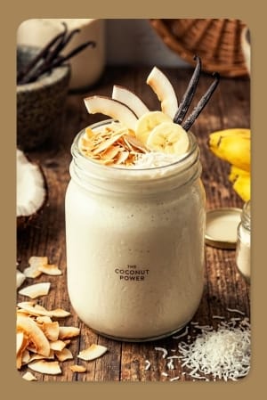 Protein-Packed Toasted Coconut Smoothie