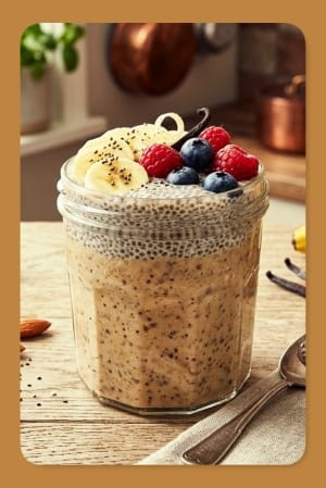 Vegan Chia Seed Pudding Smoothie