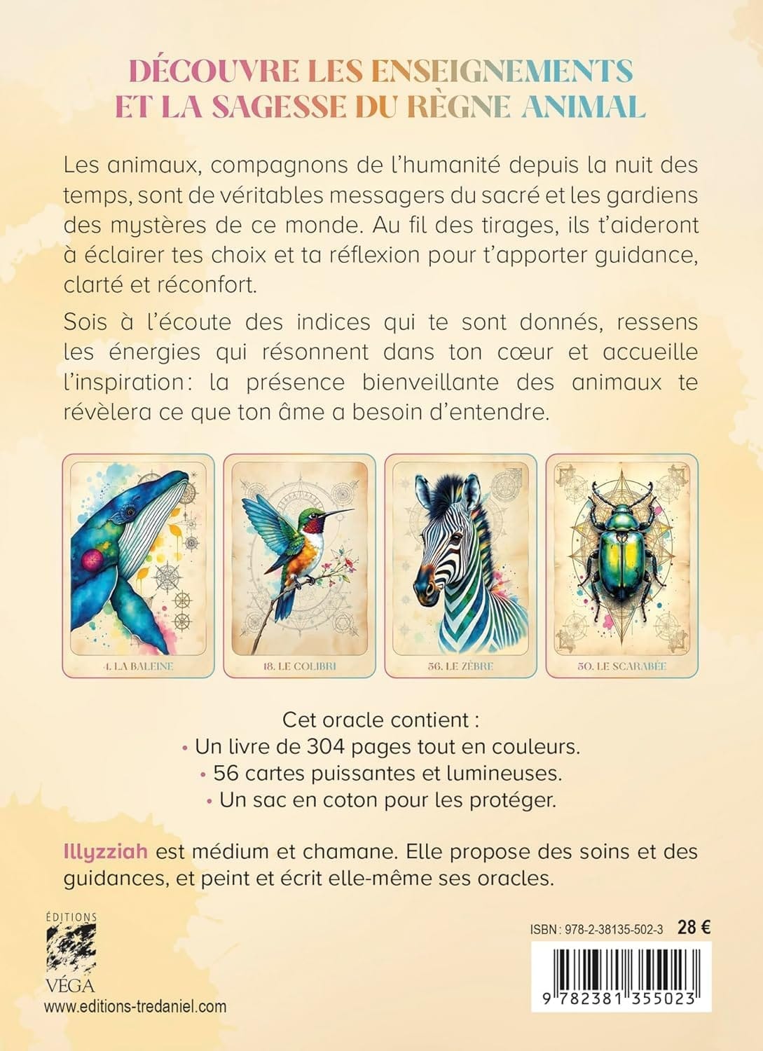 Cartes Oracle la Prophétie des Animaux d'Illyzziah