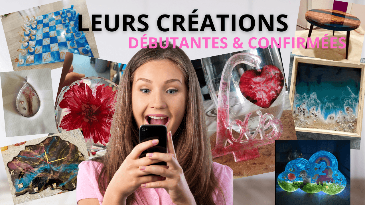 Exemples de créations réalisables avec Résine Déco Ultime