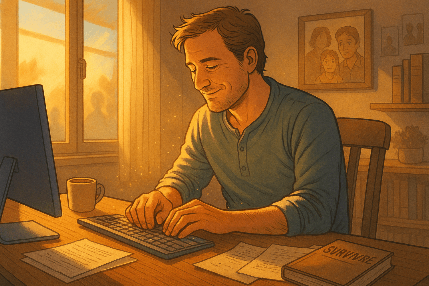 La transmission de la lumière entre générations.