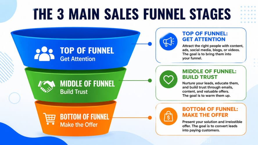 What is a sales funnel simple step by step flow for beginners
