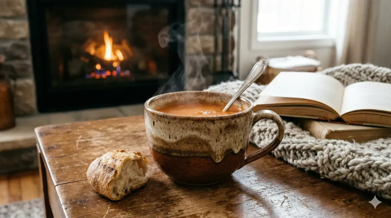 Oversized Stoneware Soup Mugs