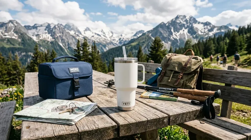 "Durable and rugged Yeti Rambler 35 oz Straw Mug in alpine white color - heavy duty Stanley alternative 2026."