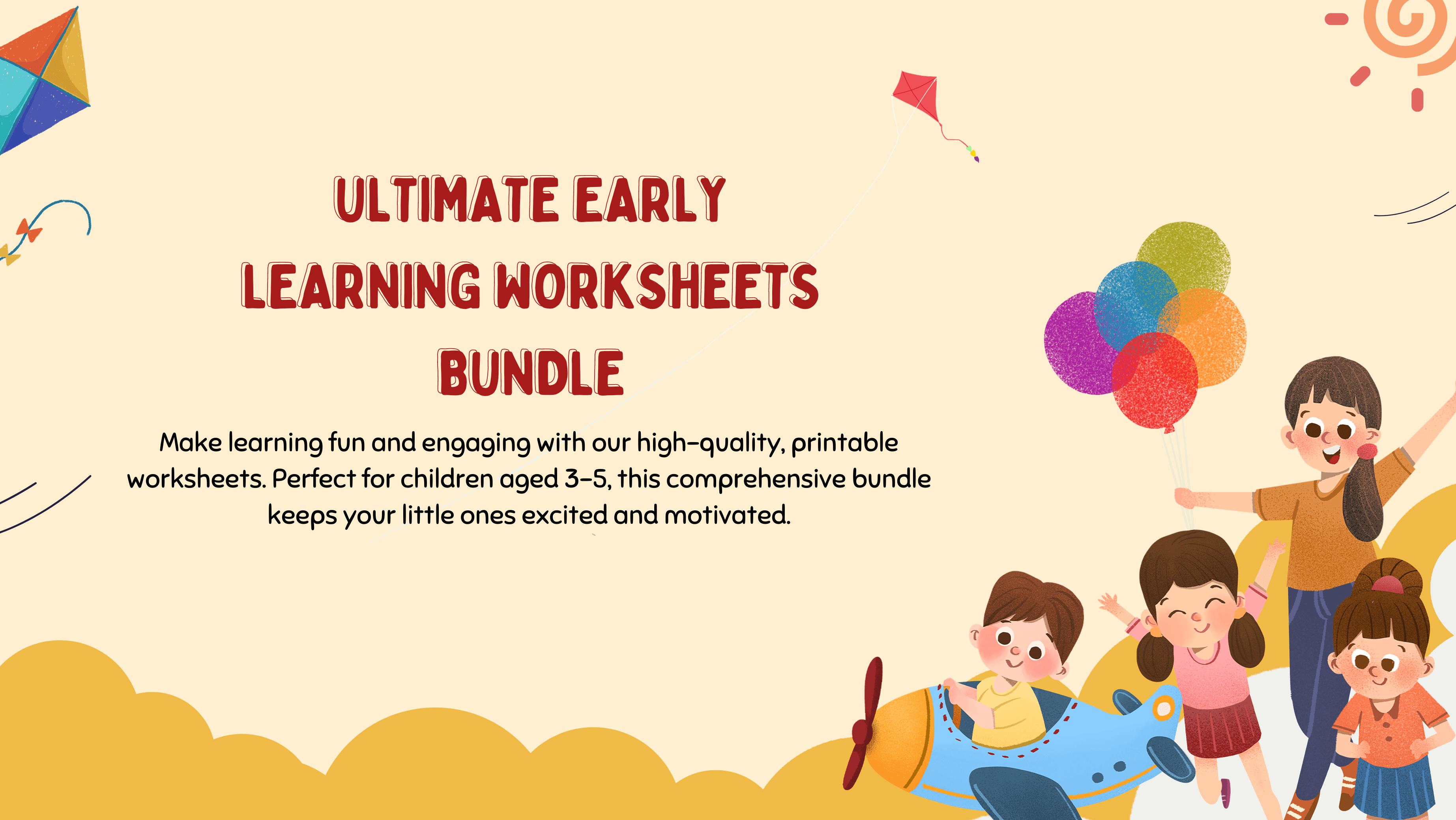 Ultimate Early Learning Worksheets Bundle