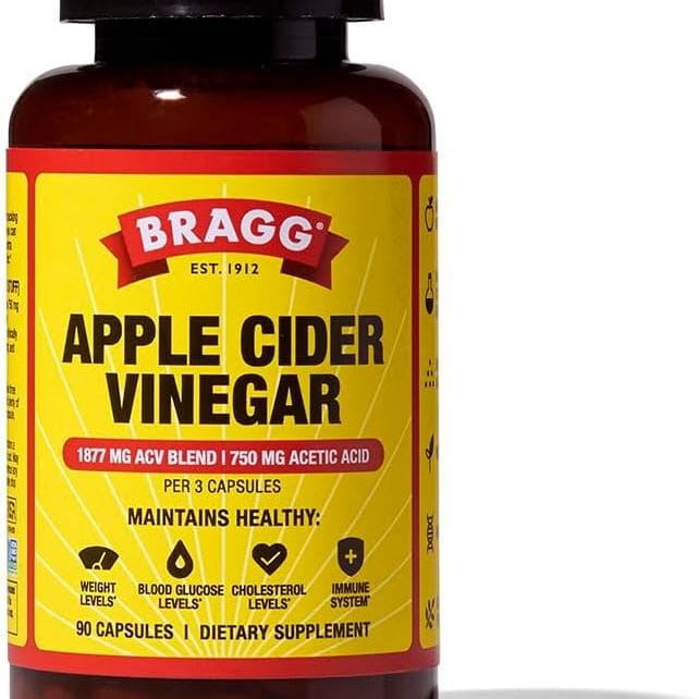 Cápsulas de vinagre de sidra de manzana
