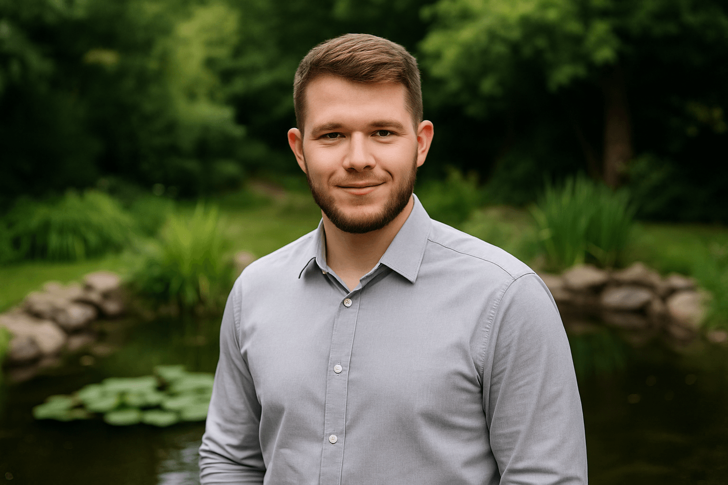 Portrait d'Aymeric, formateur en création de bassins