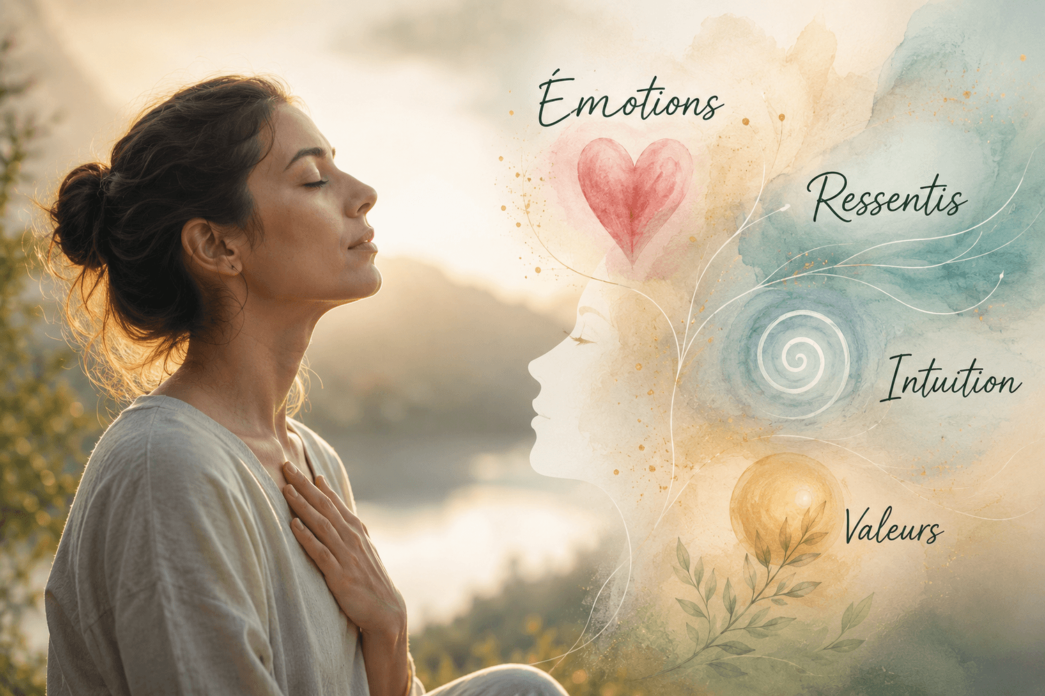 Image évoquant les émotions, les ressentis et l’intuition