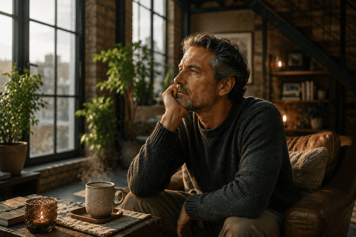Personne absorbée dans ses pensées