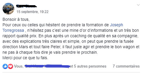 avis formation joseph torregrossa