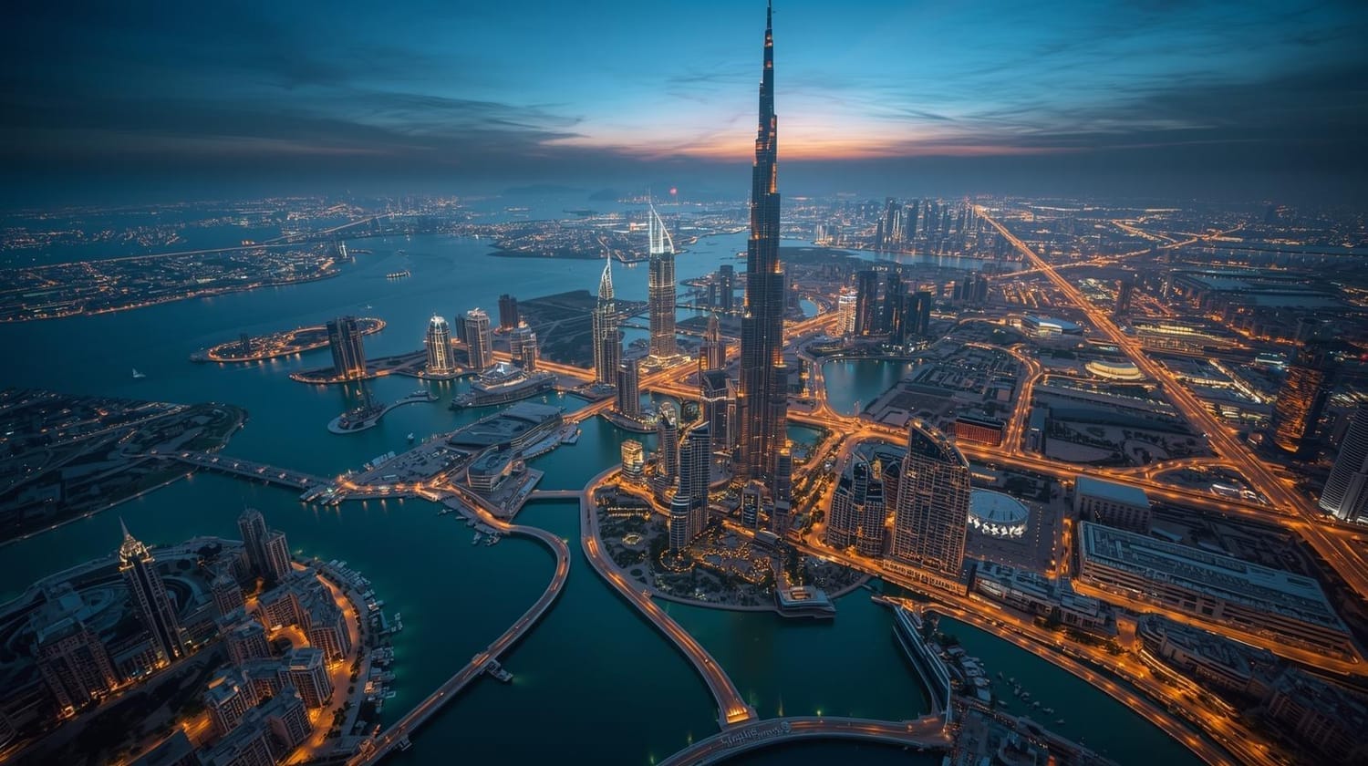 Vue de Dubaï