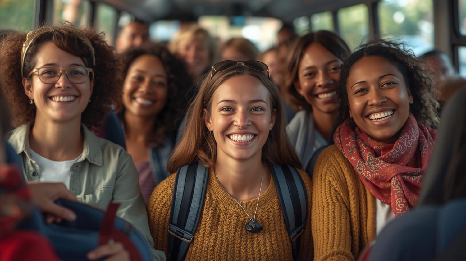 Groupe de voyageurs