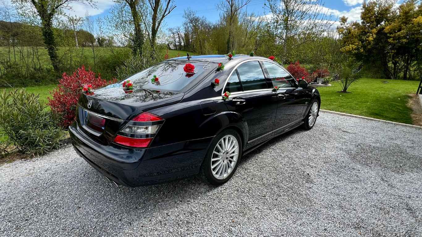 mercedes voiture mariage chauffeur