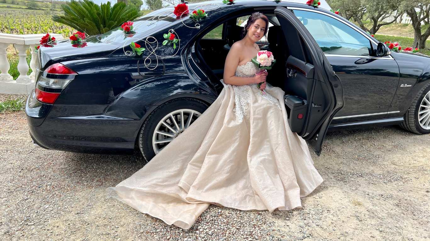 mercedes voiture mariage chauffeur