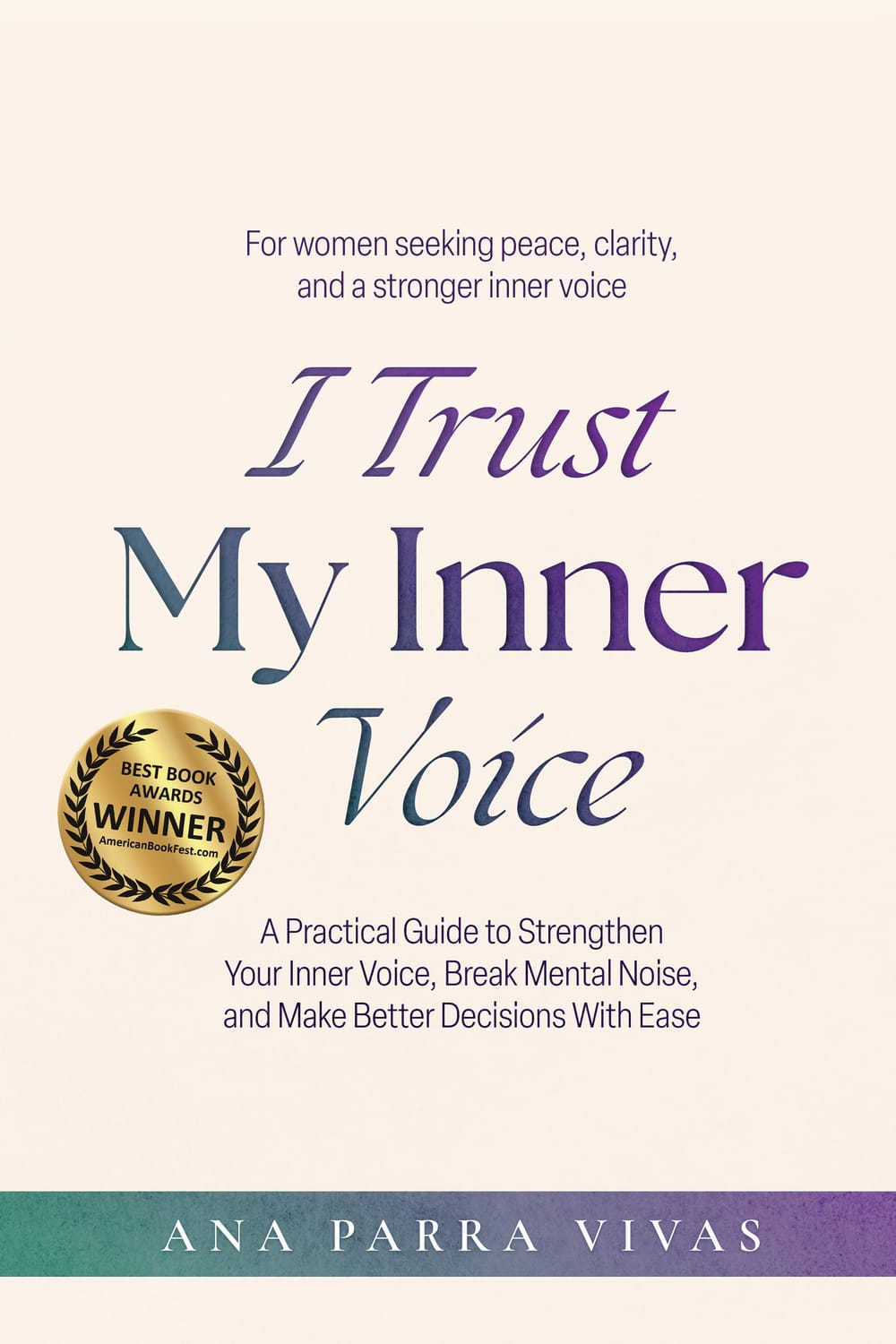 I Trust My Inner Voice book cover by Ana Parra Vivas