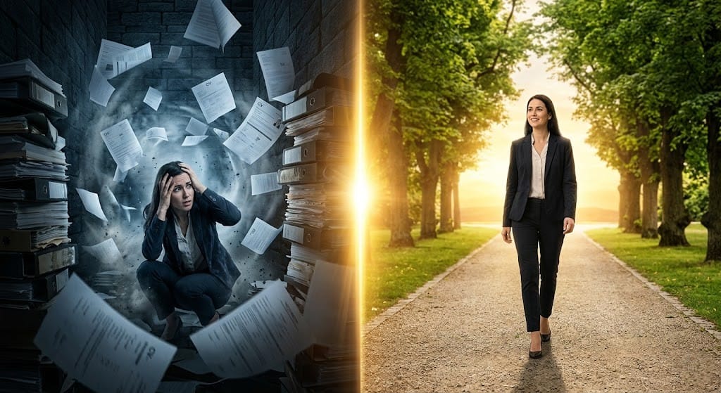 Avoir vision claire pour vaincre peur changement travail