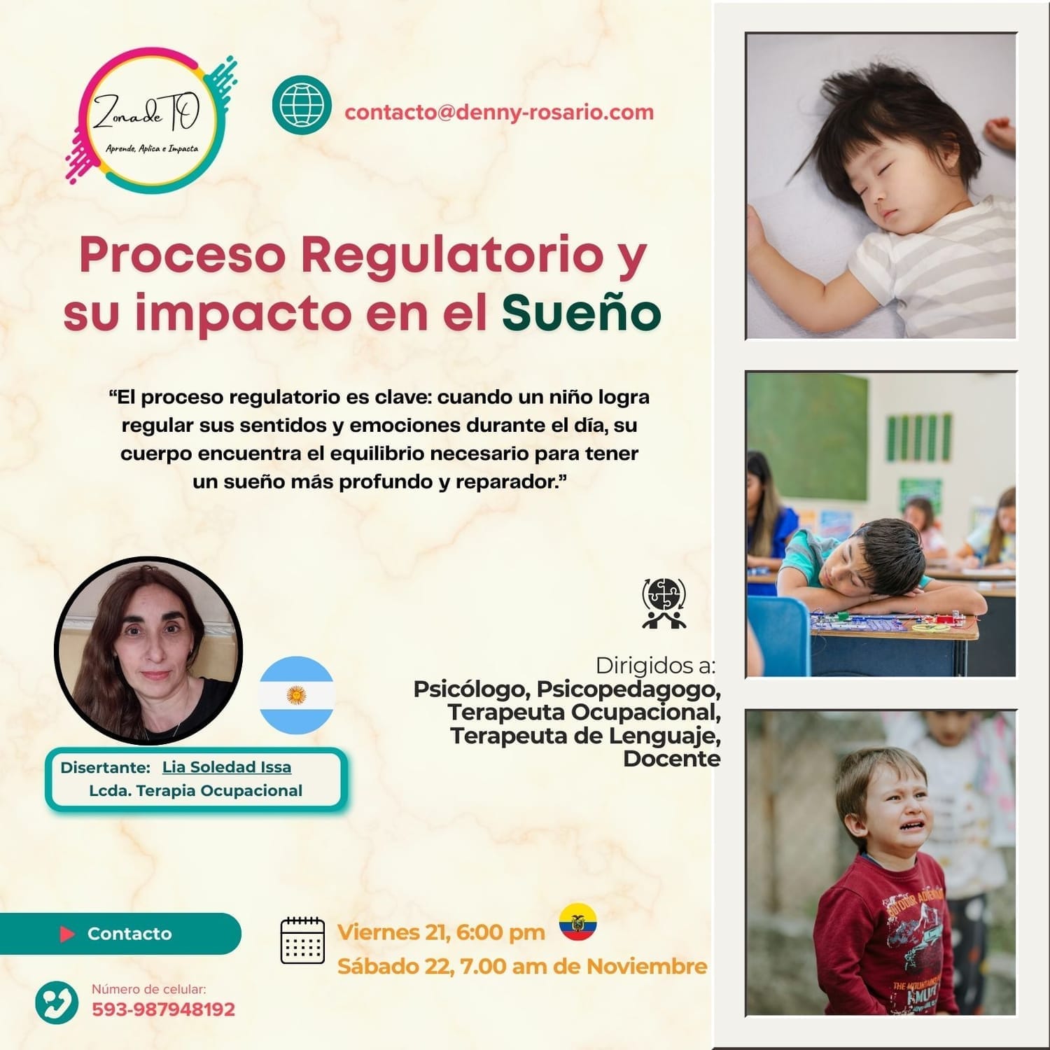 Taller: Proceso regulatorio y su impacto en el sueño