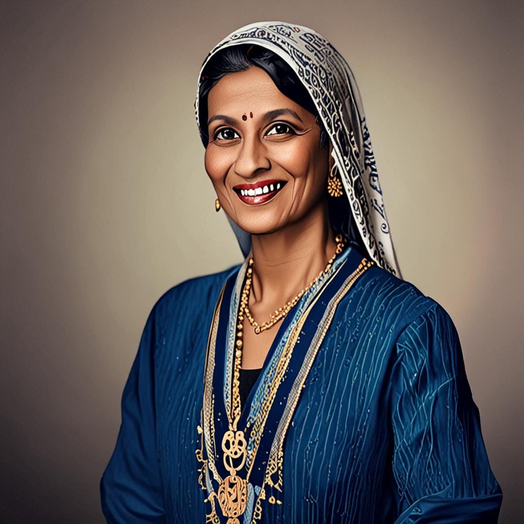 mature Indian woman professional portrait