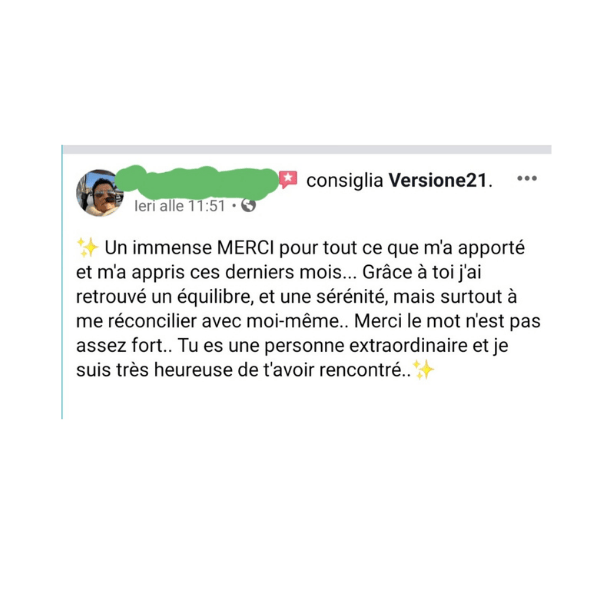 raccomandazione di un cliente