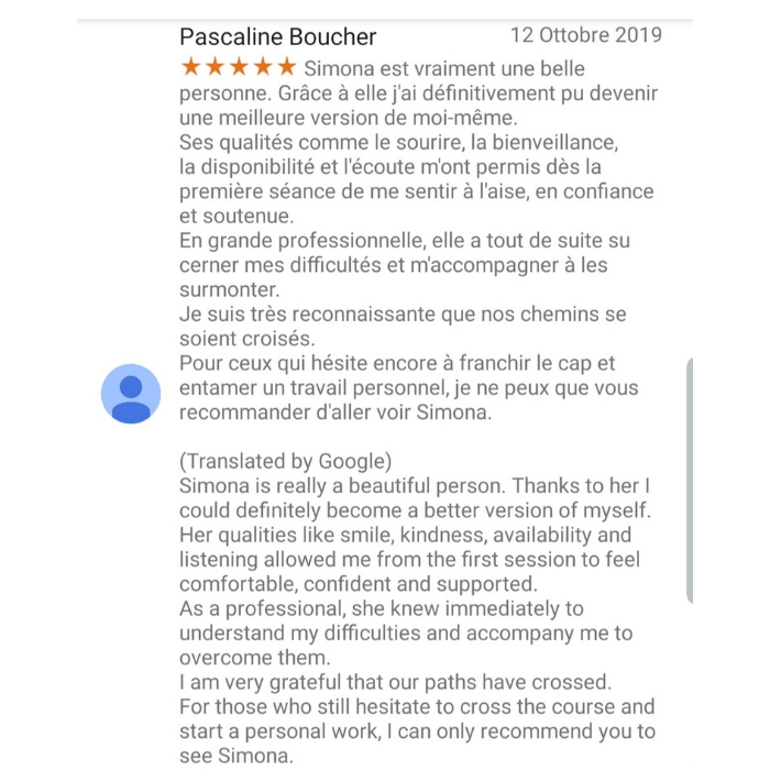 comment from a clients about my service