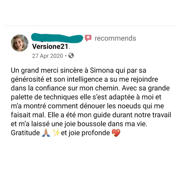 comment from a clients about my service