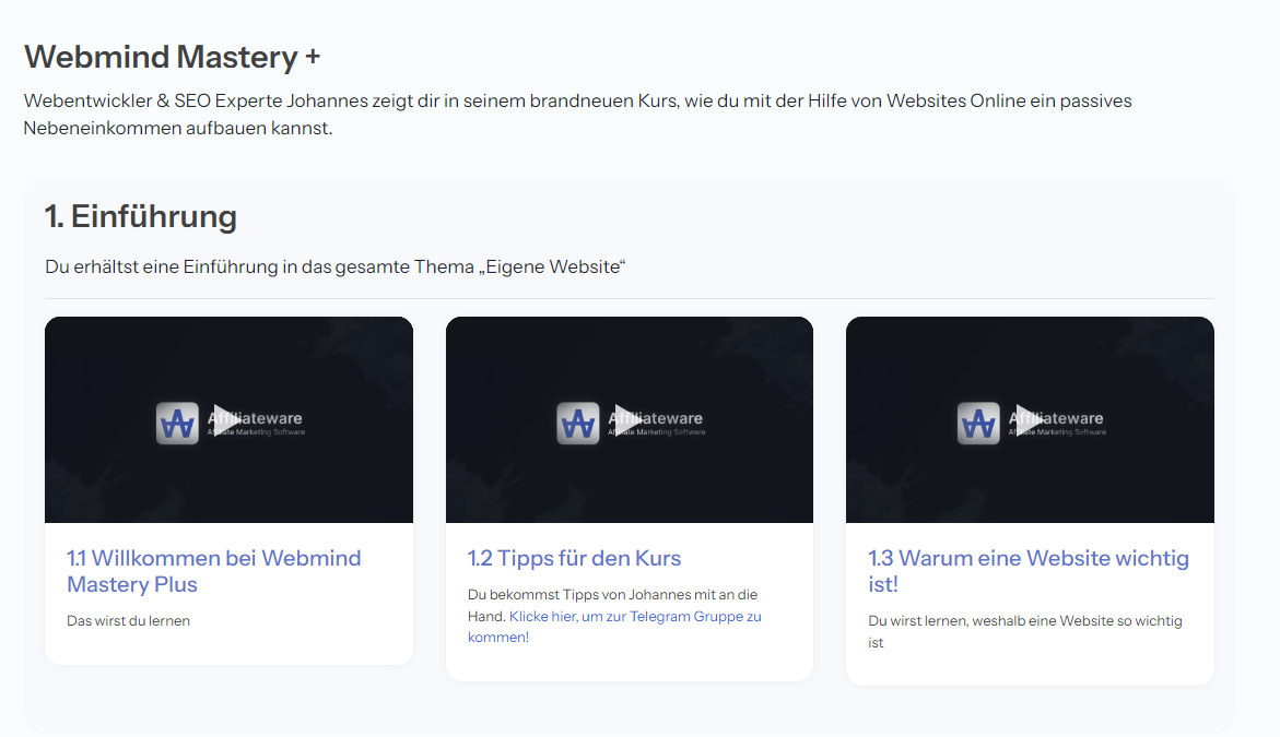 Webmind Mastery Plus