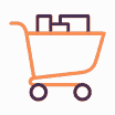 Icône panier : liste de courses automatique Cookofry