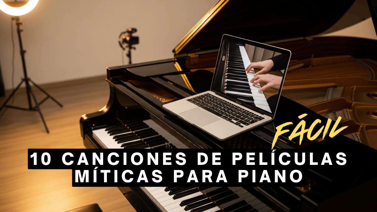 Curso de piano: canciones de películas al piano con partituras en PDF