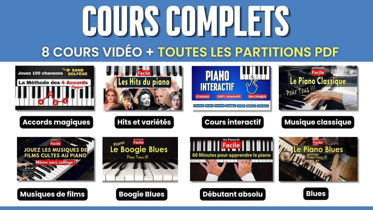 Pack Complet AuPiano — 8 cours