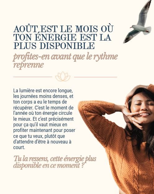 Habillage Lotus · Août
